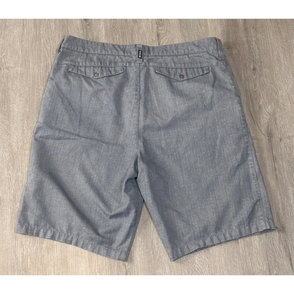 Hurley Mens Gray Heather Chino Shorts Size 36 Buckle Exclusive